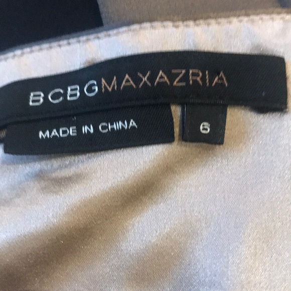BCBGMaxAzria Cocoa Silk Halter Dress Size 6 - Picture 7 of 8